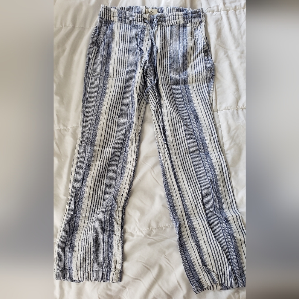 PerSE White and Navy pants Size S